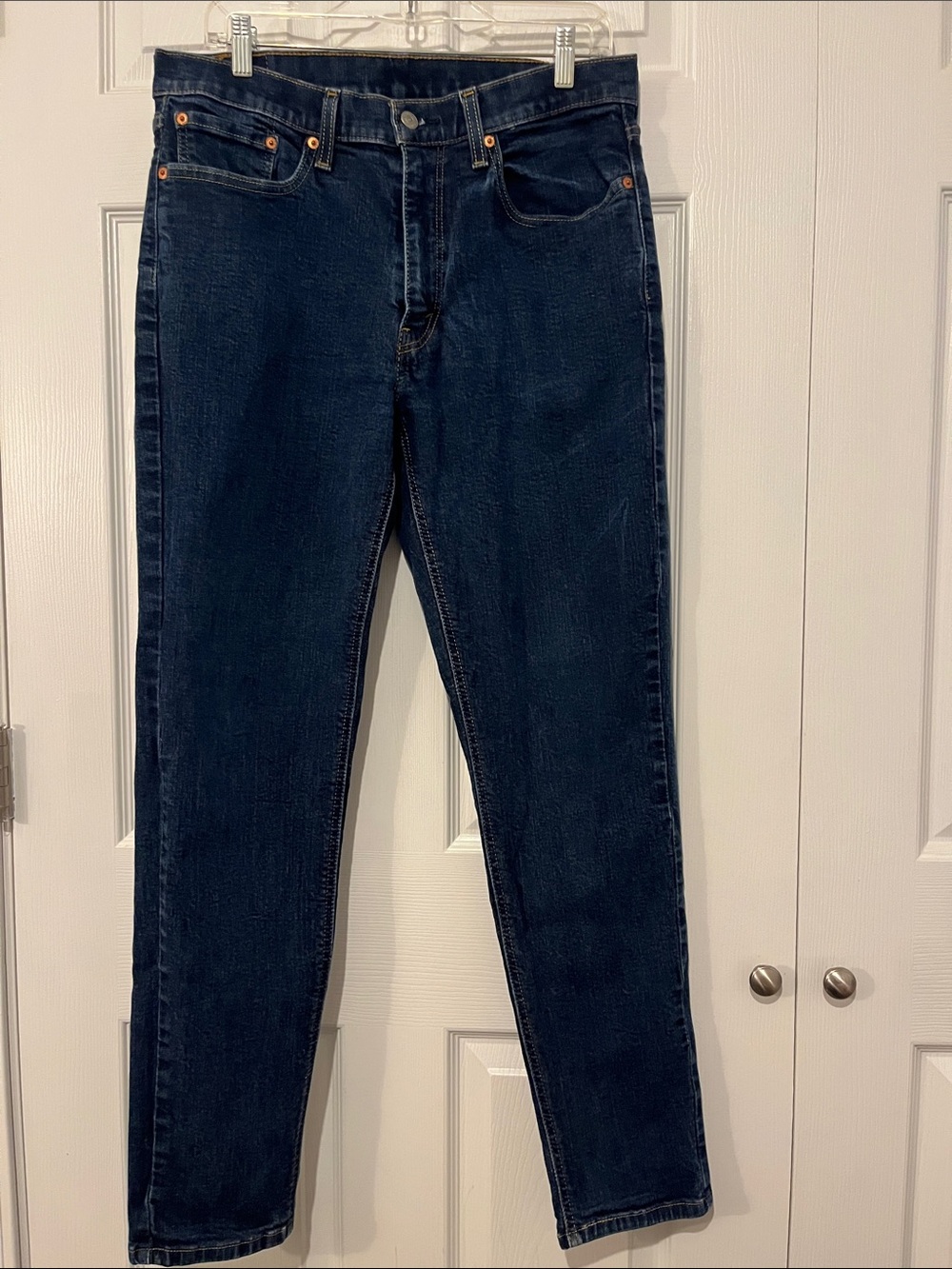 Levi's Slim Straight Dark Blue Jeans 36/34 531s